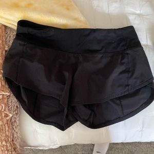 Black lululemon shorts